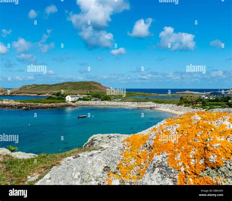 Great Par Beach Bryher Isles Of Scilly Cornwall Uk Stock Photo Alamy