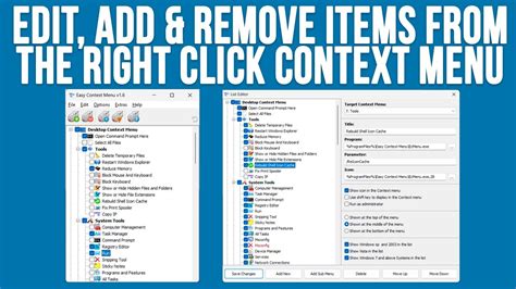Edit Add And Remove Items From The Windows Right Click Context Menu