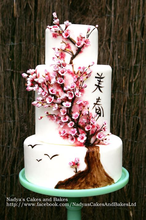 this is so pretty cherry blossom cake cherry blossom wedding cake