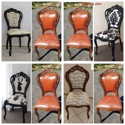 One Style Of Chair Four Different Fabric Makeovers Reupholstery