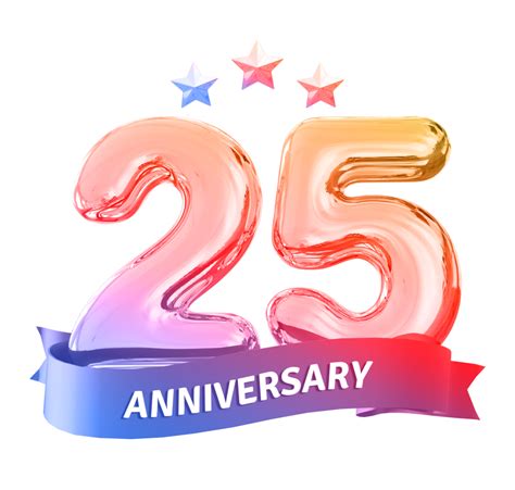 25th Anniversary Png Transparent Images Free Download