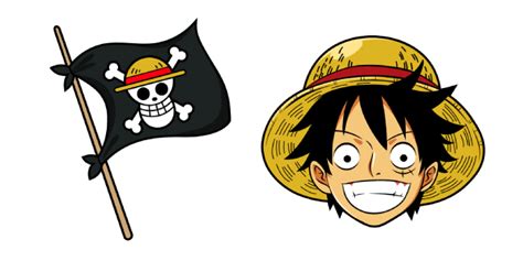 One Piece Anime Cursor With Monkey D Luffy Sweezy Cursors