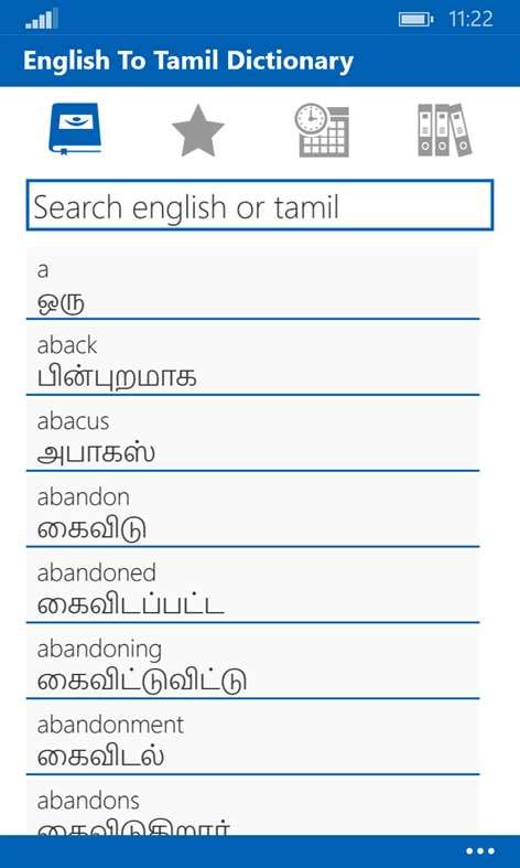 English To Tamil Dictionary For Windows 10 Free Download On 10 App Store