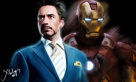Tony Stark As Iron Man Portrait Artwork 5k Hd Superheroes 4k