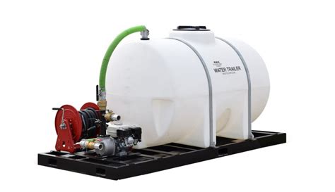 Wastecorp Pumps 300 Gallon Skid Mounted Water Tank