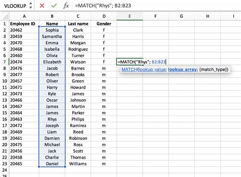 How To Use The Match Function In Excel Excel Glossary Perfectxl