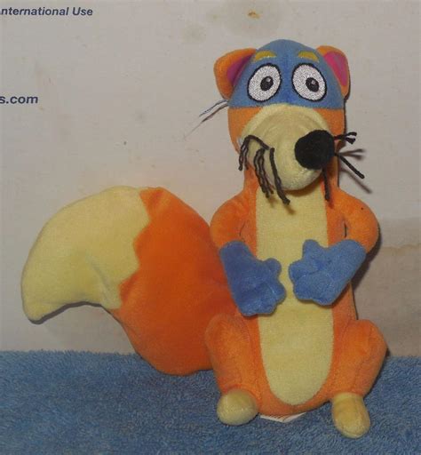 Ty Nickelodeon Dora The Explorer Swiper The Fox Beanie Baby Plush Toy