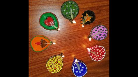 How To Make Lampdiyas Using Clay And Decorate Them Deepavali