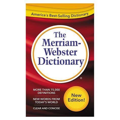 merriam webster 2956 paperback 960 page 11th edition english dictionary