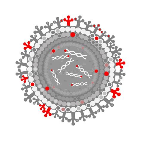 I virus sono i più piccoli tra i soggetti della biologia, anche se gli studiosi non sono certi che possano essere inclusi tra i veri viventi. Colori dei batteri illustrazione di stock. Illustrazione di disegno - 28796307