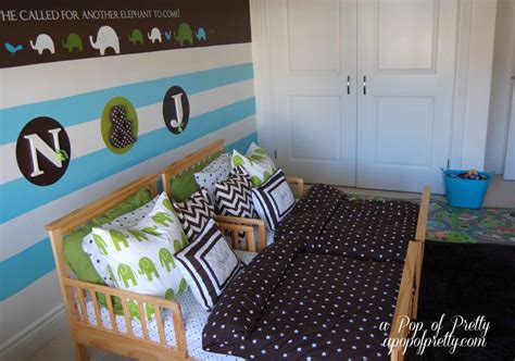 Athletic boys rooms generally feature sports bedroom decor in red, blue and yellow color palettes. Room Makeover: Twin Boy Nursery to Toddler Room (without ...