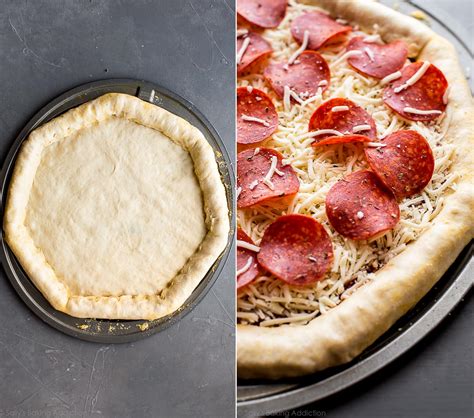 How To Make Stuffed Crust Pizza Sallys Baking Addiction