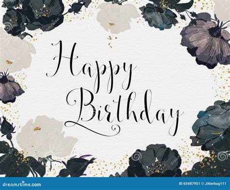 Happy Birthday Stock Illustration Image Of Celebration 65487951