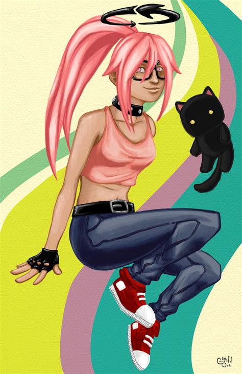 And Pink Hair By Colorfullone On Deviantart
