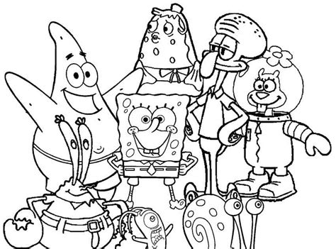 Printable Spongebob Coloring Pages For Kids Cool2bKids