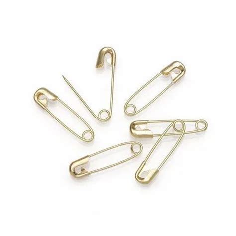 Nickel Plated Steel Safety Pins Quantity Per Pack 1000 Pieces Per Box