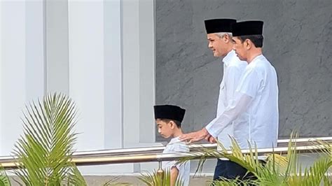 Ganjar Buka Suara Usai Salat Jumat Bareng Jokowi Di Masjid Zayed Solo