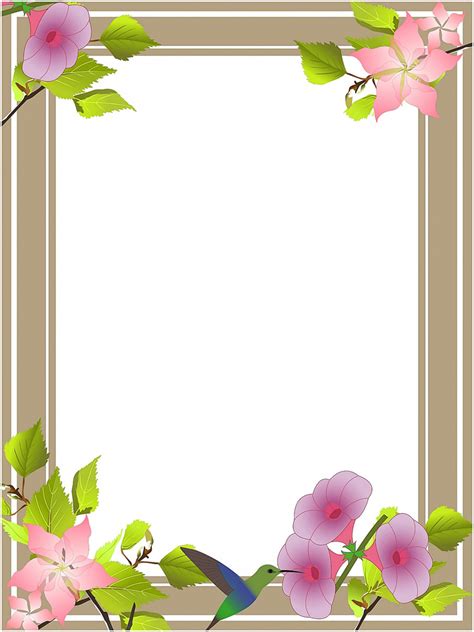 Simple Floral Border Clip Art Find The Best Inspiration You Need For