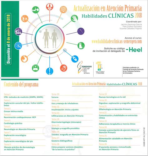 CURSO ACTUALIZACIÓN EN ATENCIÓN PRIMARIA HABILIDADES CLÍNICAS 2018