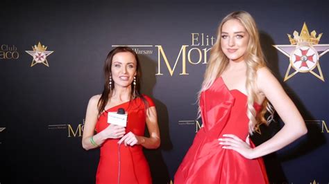 Karolina Derpieńska Finalistka „miss Elite 2020 Elite Club Monaco