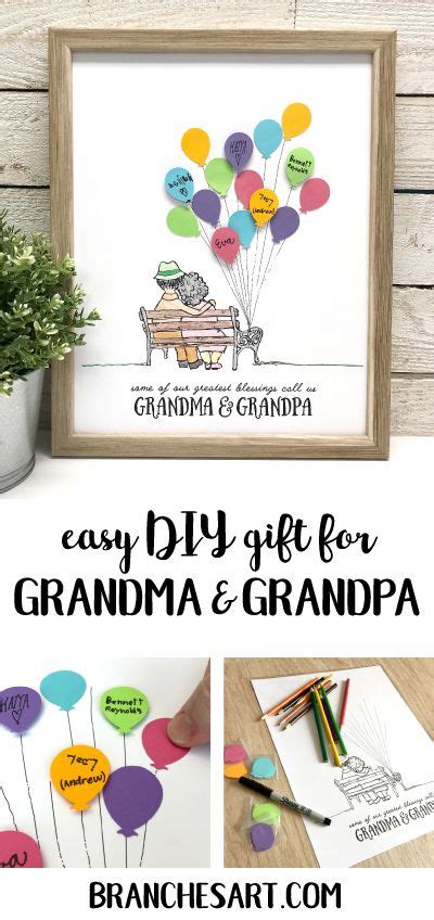 Is it going to be your grandpa's birthday or christmas soon? Easy DIY gift for Grandma & Grandpa | Christmas gifts for ...