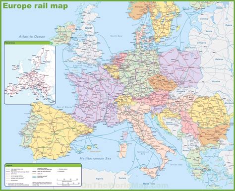 Interactive Rail Map Of Europe Map Of World