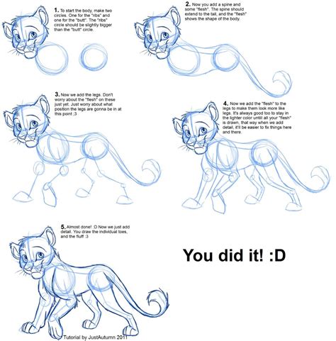 How To Draw A Lion King Lion Jamie Ancle2002