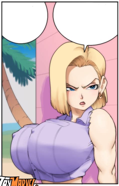 Rule 34 Android 18 Anime Milf Big Breasts Blonde Hair Comic Panel