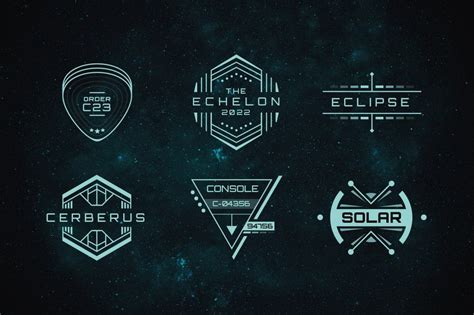 18 Sci Fi Badges Scifi Logo Sci Fi Logo Graphic Design Logo
