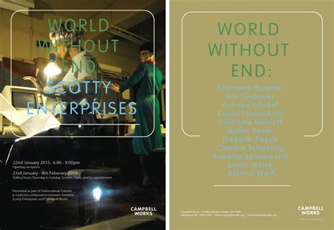 World Without End - Exhibition at Campbell Works in London