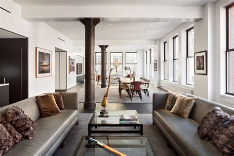 Sophisticated Masculine Loft Apartment In Soho New York City
