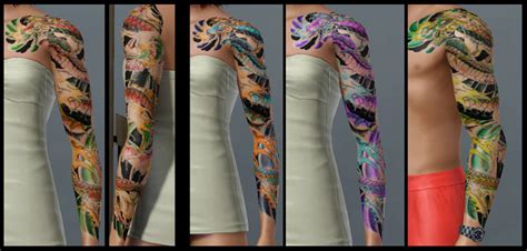 Sims 2 Tattoo Sleeve Worldoflinoa