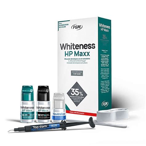 Clareador Whiteness Hp Maxx 35 Kit Fgm Dental PHS Produtos