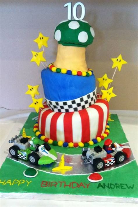 But, what to create that goes perfectly well with a boy birthday party might be a little difficult. Mario brothers cake, Happy 10th Birthday Andrew ...