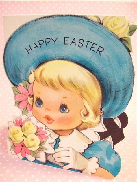 Happy Easter Винтаж поздравительные открытки Пасхальная открытка