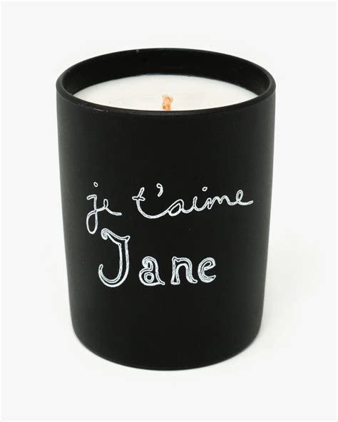 Je Taime Jane Candle Lily Scented Floral Candle Bella Freud
