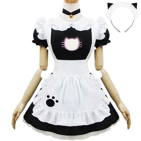 Black Neko Kitty Maid Dress Cp179163 Maid Dress Maid Costume Maid