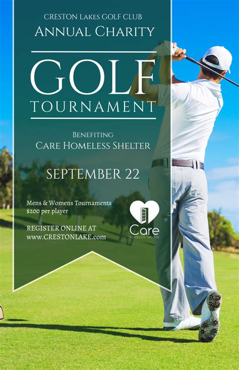 Annual Golf Tournament Poster Template MyCreativeShop