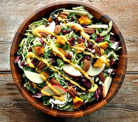 For cold thanksgiving side dishes recipe inspiration, i turned to a group that i knew would help: Healthy Thanksgiving Side Dish: Fall Harvest Salad with Pumpkin Goddess Dressing - The Seasoned Mom