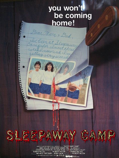 Sleepaway Camp Re Edit Poster Sleepaway Camp Horror Movie Posters