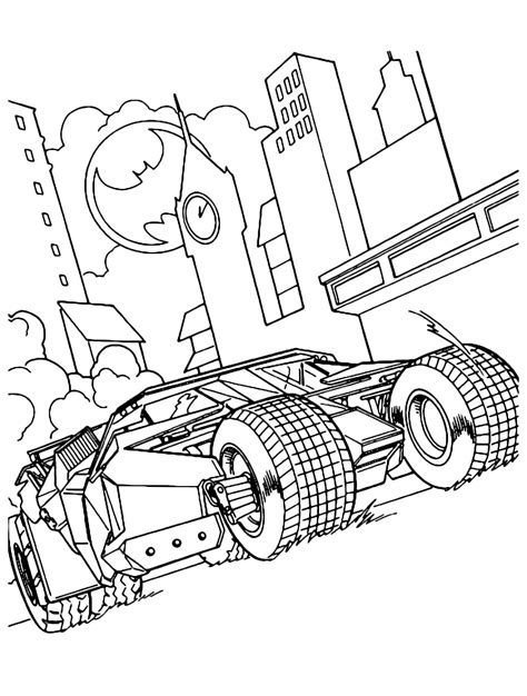 Gotham City Coloring Pages