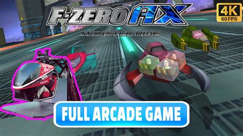 F Zero Ax Monster Ride Arcade 2004 4k60fps All Tracks 1st Place