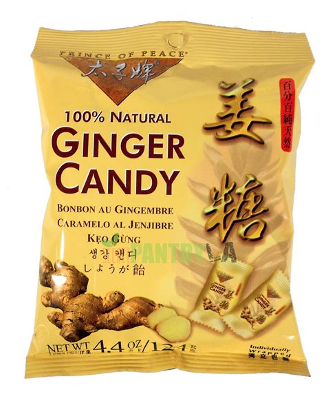 Prince Of Peace Ginger Chews Candy 100 Natural Individually Wrapped 4 Secretpantryla
