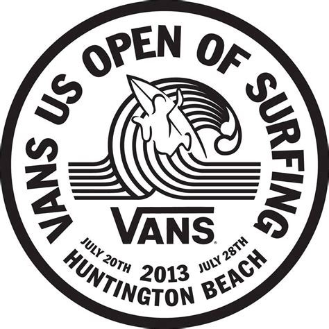 Vans Us Open Of Surfing Huntington Beach Ca Surf Logo Surfing Vans