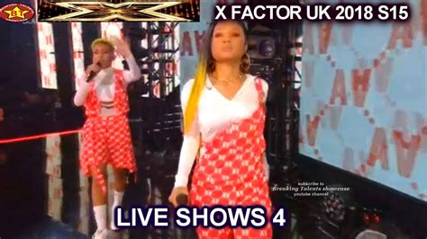 Acacia And Aaliyah “survivor” Real Fun And Great Potential The Groups Live Show 4 X Factor Uk 2018