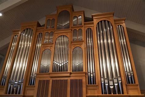 Large Pipe Organ Stock Photo Image Of Timpani Front 147440762