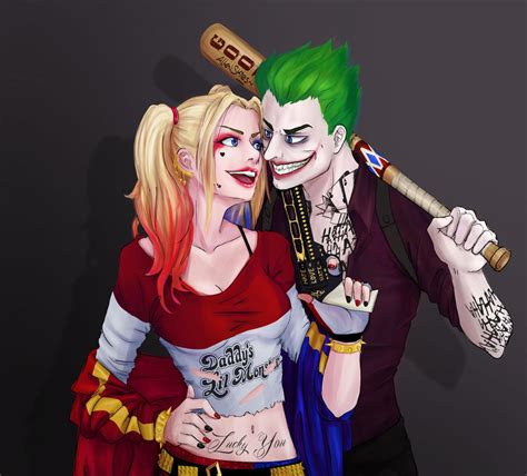 Joker And Harley Quinn By Allenskies On Deviantart