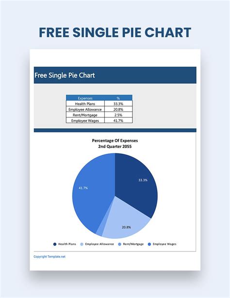Free Single Pie Chart Google Sheets Excel Template Net