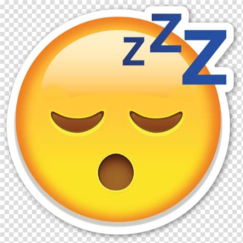 Sleep Emoticon Emoji Emoticon Fatigue Smiley Sleep Emoji Transparent