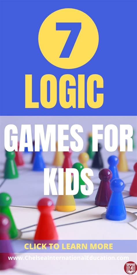 7 Logic Games For Kids Logic Games For Kids Games For Kids Fun